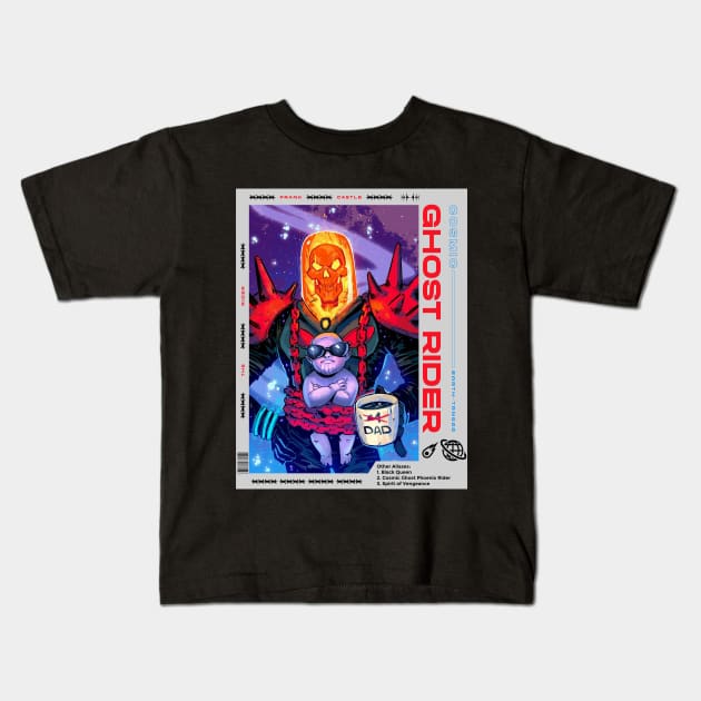 Cosmic Ghost Rider - Streetwear Style Kids T-Shirt by Skywiz